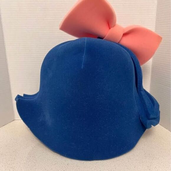 Foam Party Hats Wig with Large Bow - Picture 4 of 5